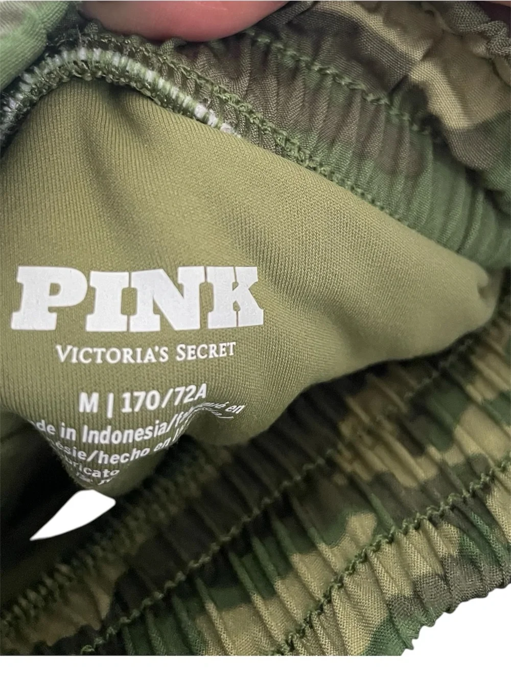 PINK Camo Drawstring Mini Skort with Neon Accents - Picture 3 of 5